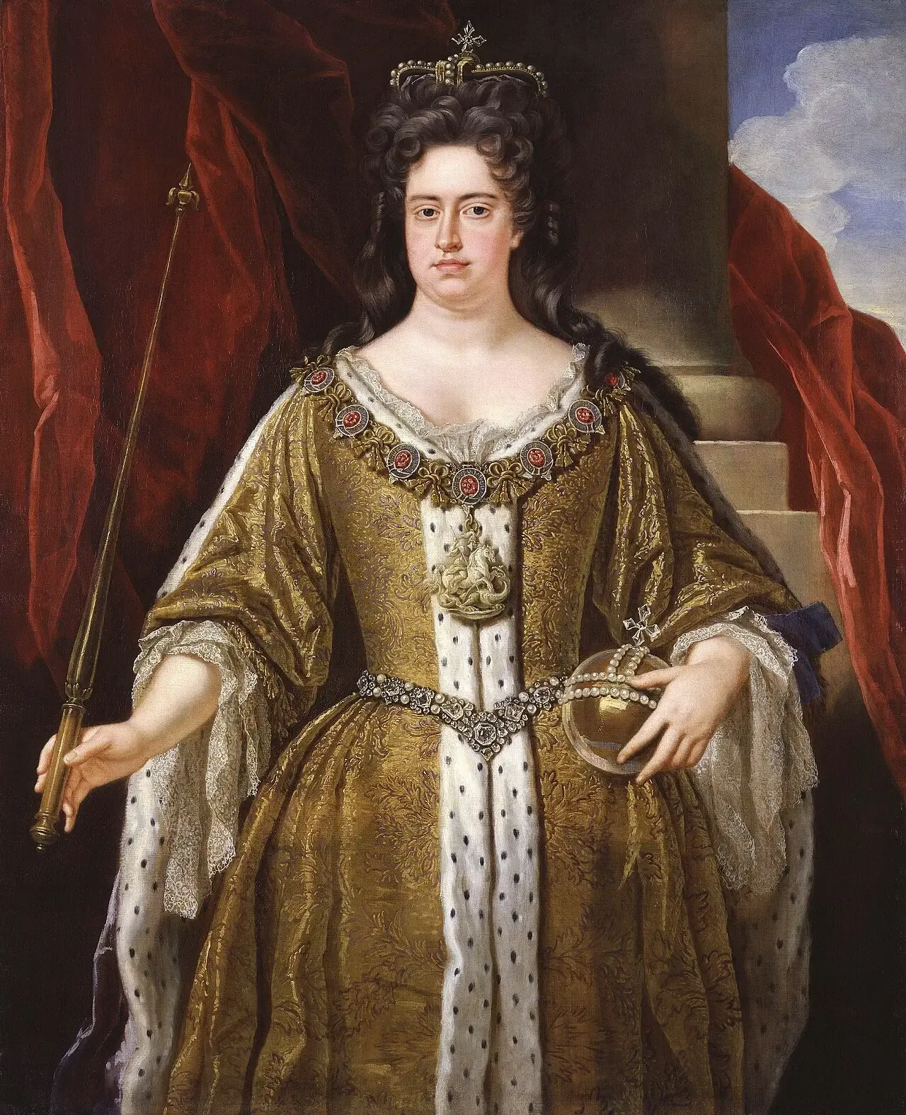 Portrait of Queen Anne by the workshop of John Closterman