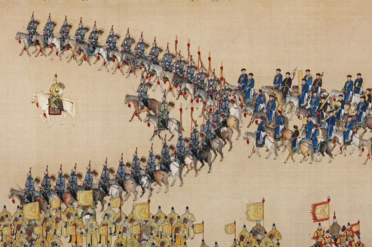 The eight manchu banners illustrated