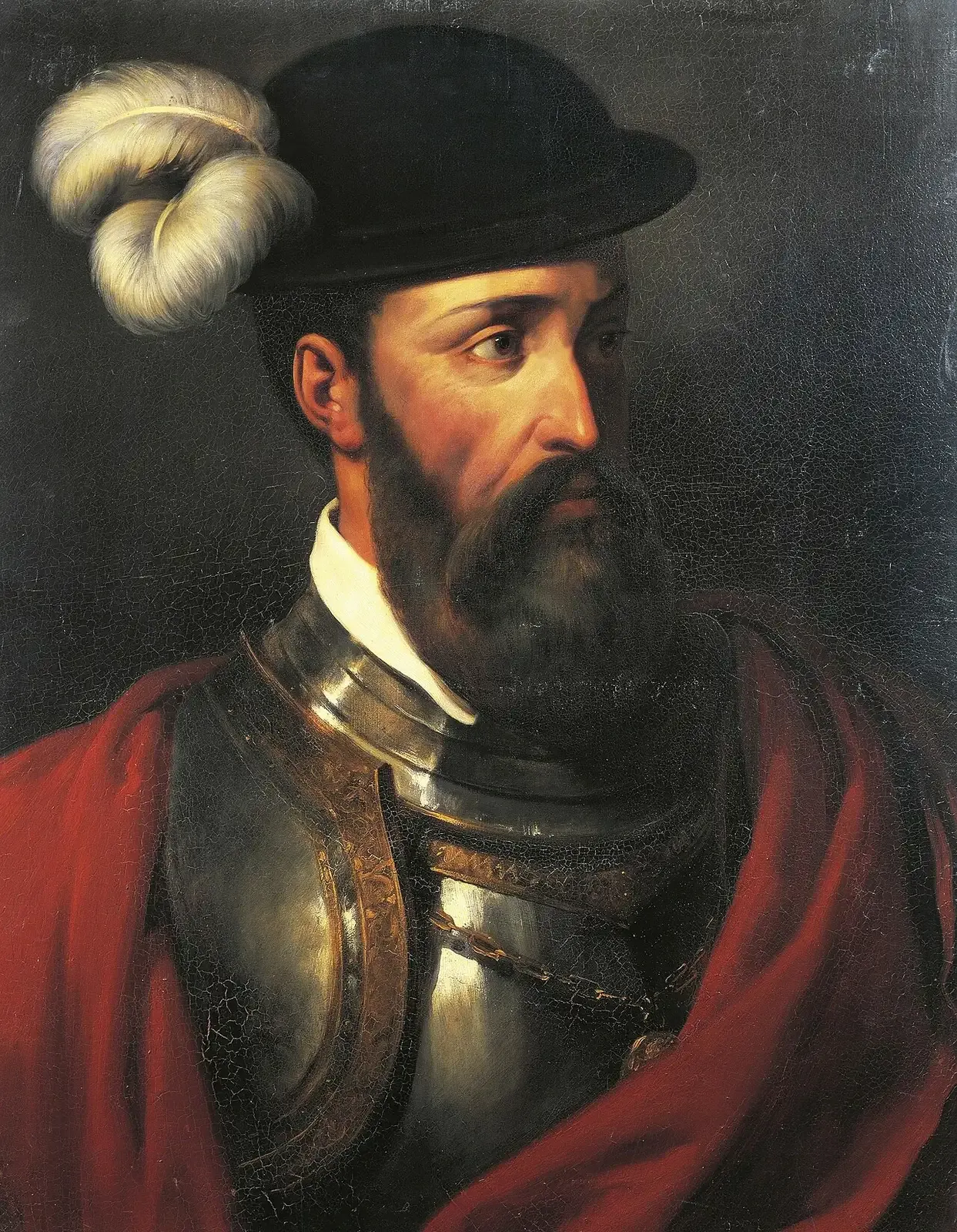 Portrait of Francisco Pizarro by Amable-Paul Coutan, 1834–1835