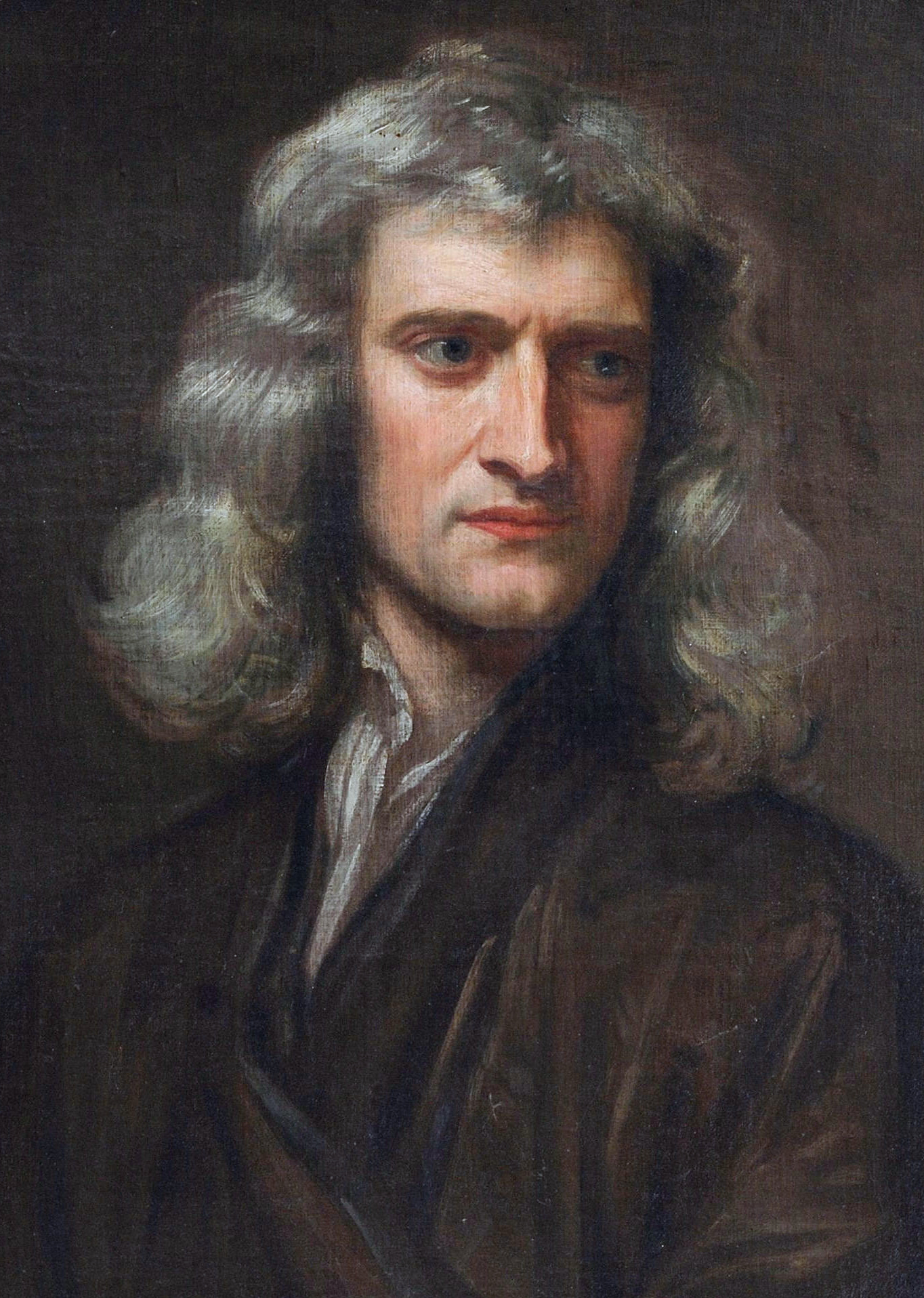 Portrait of Isaac Newton by Godfrey Kneller, 1689