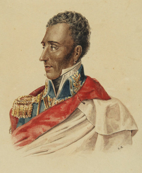 Portrait of Jean-Pierre Boyer, President of Haiti, who led the 1822 annexation of Santo Domingo