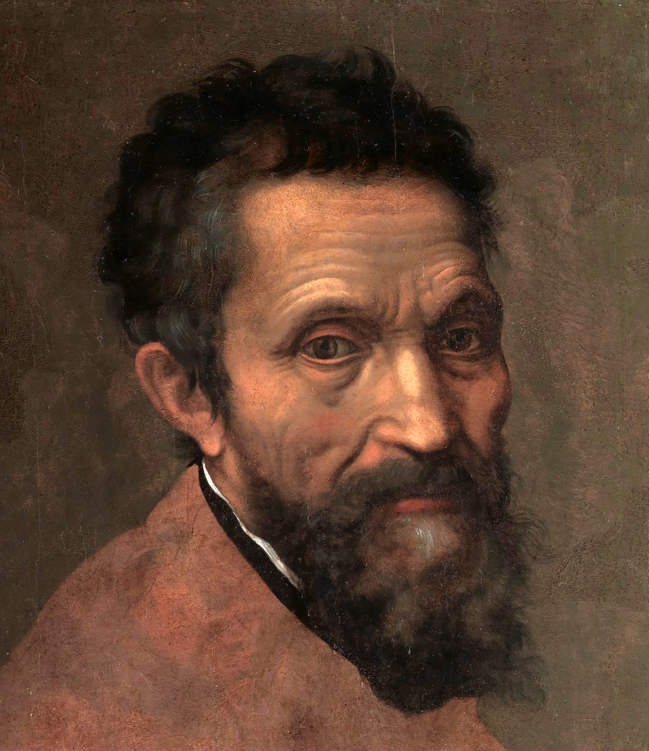 Portrait of Michelangelo by Daniele da Volterra, c. 1545