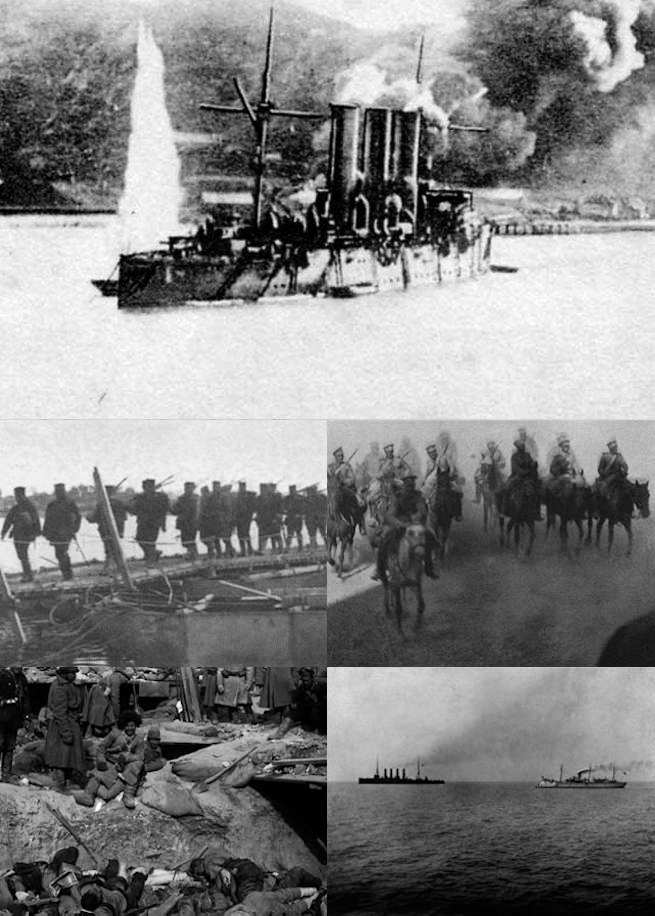Russo-Japanese War montage